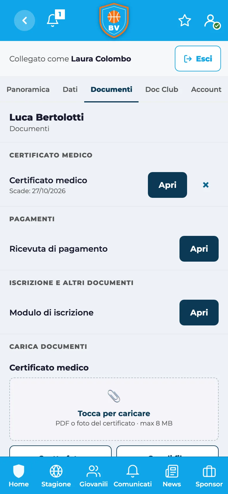Documenti caricati dalla famiglia